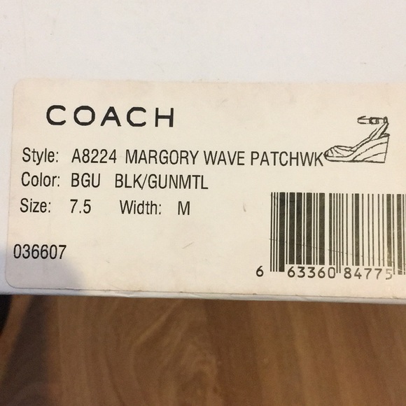 Coach wedges - Picture 4 of 4